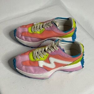 Steve Madden J Campo Multicolor Kids Sneakers Size 2